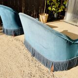 Bench and toad armchair