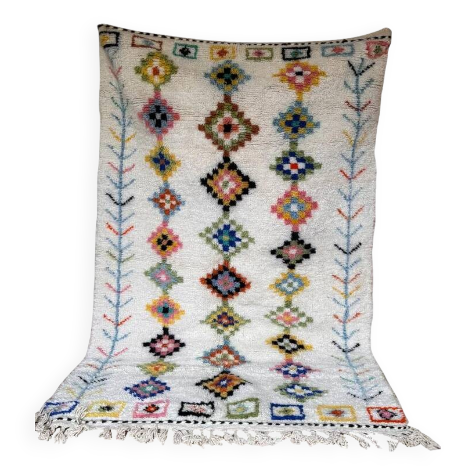 Berber rug Beni Ouarain 248 x 157 cm "Hadia"