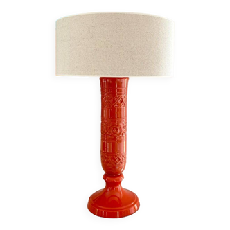 Large “Comas” lamp in enameled ceramic