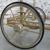 Hollywood Regency serving trolley Mascagni