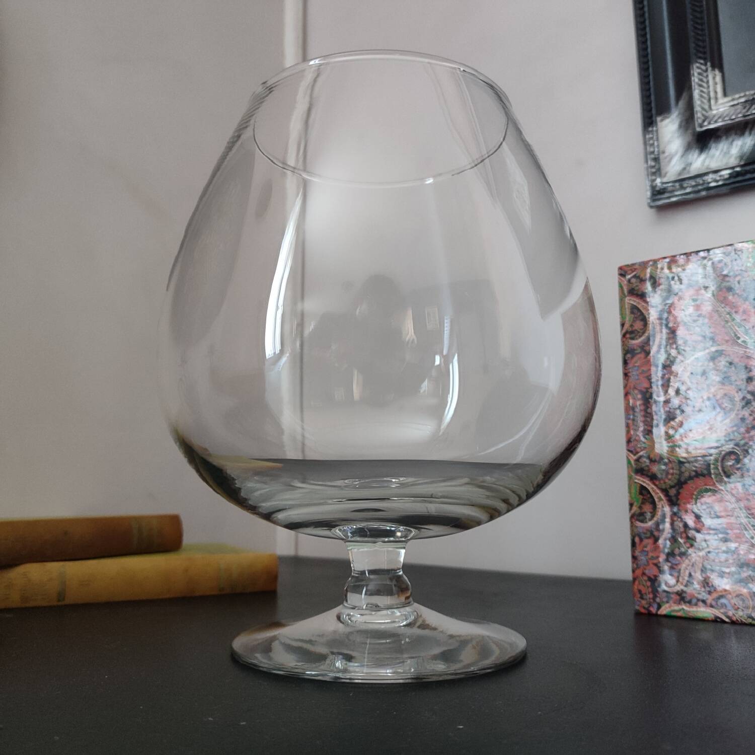 Vase vintage forme verre à cognac