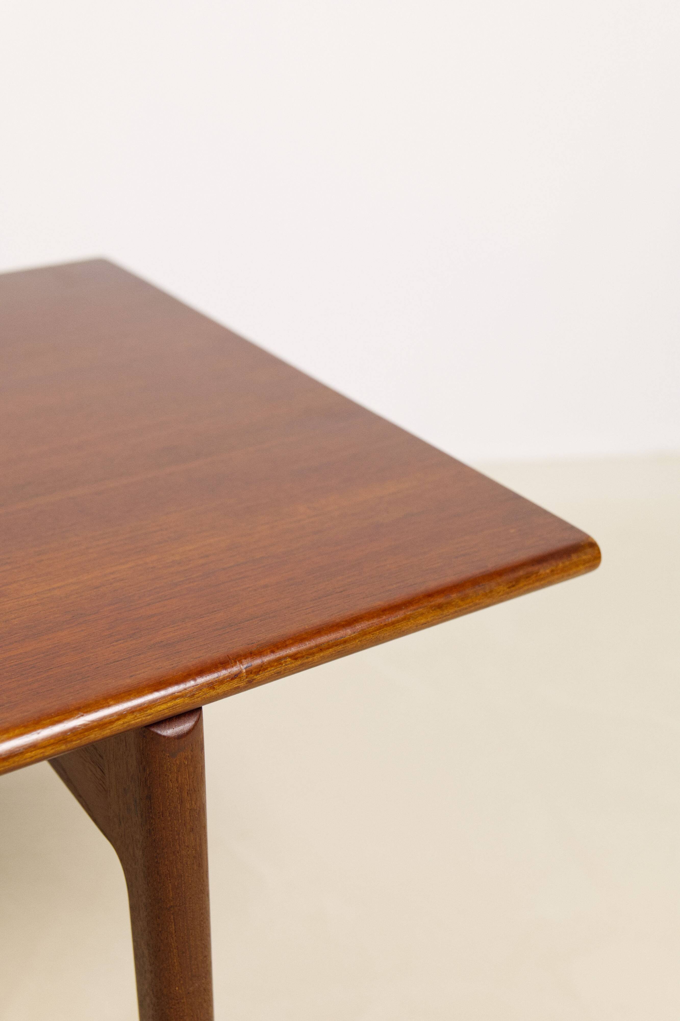 Hans Wegner AT-15 Solid Teak and Oak Coffee Table for Andreas Tuck