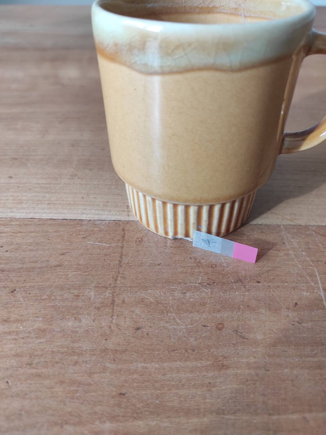 Ceramic mug made in China with Chinese characters