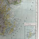 Carte ancienne Îles Britanniques 54x37cm