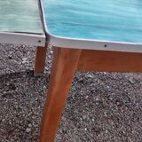 Vintage wooden formica kitchen table