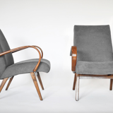 Pair of armchairs 53 by Jaroslav Smídek for TON, years 1960