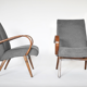 Pair of armchairs 53 by Jaroslav Smídek for TON, years 1960