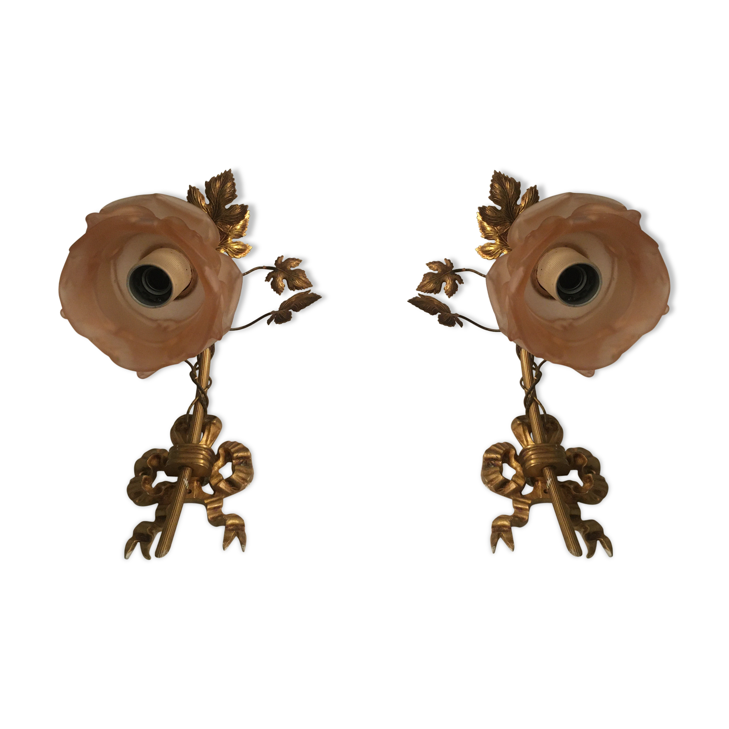 2 art deco wall wall light