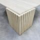 Travertine eye coffee table Roche Bobois