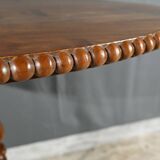 Oval Pedestal Table with Mahogany System, Louis Philippe period – 1st part 19th century