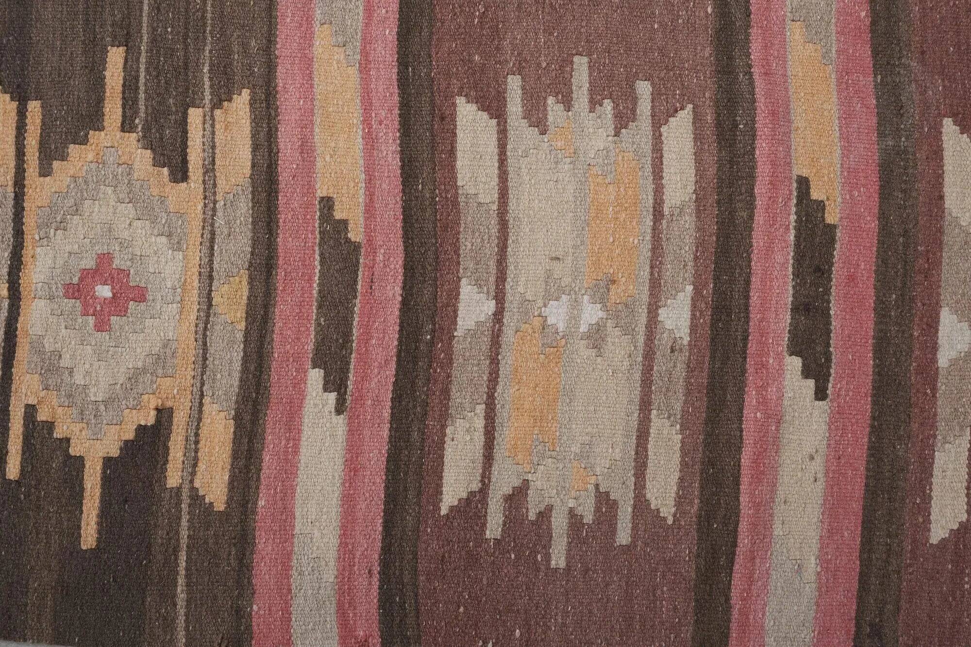 Vintage Turkish hallway rug 78x728 cm