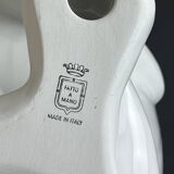 Large ceramic sculpture of a Bassano dog, 1980s.