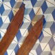 Pair of vintage wooden skis