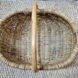 Vintage wicker basket