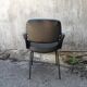 Black office chair in imitation leather