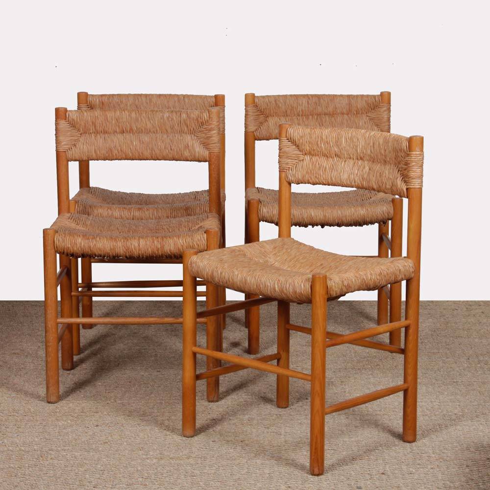 Set of 4 Dordogne model chairs, Sentou edition, 1950.