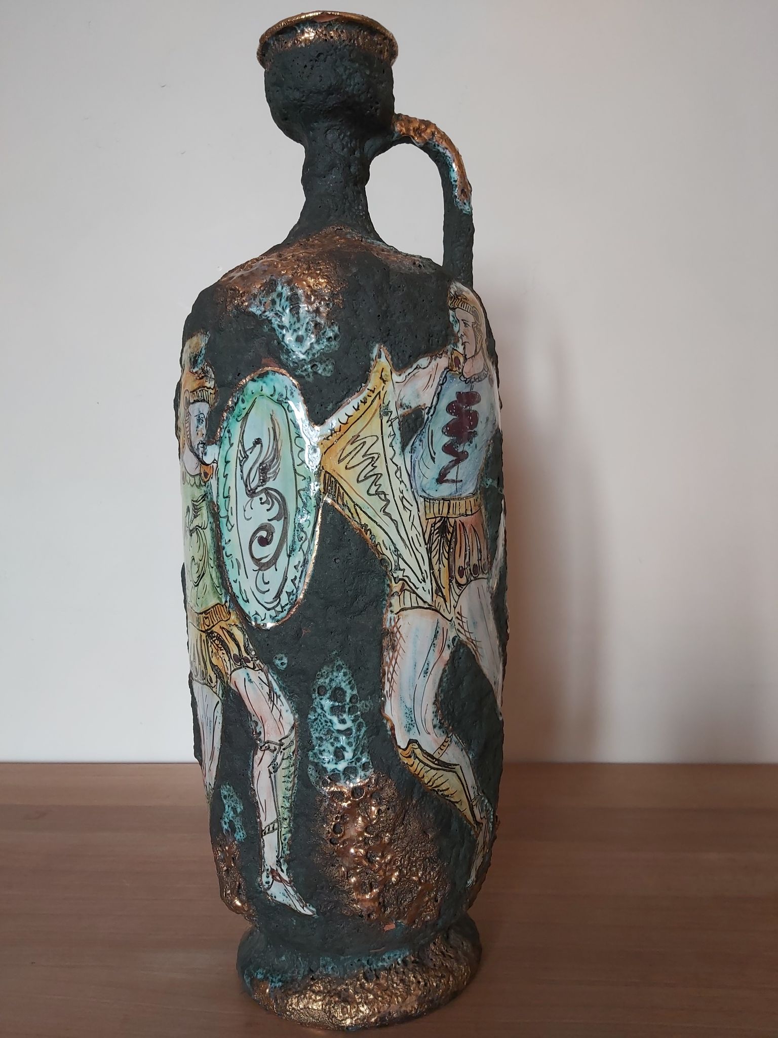 Ceramic vase Italy 50's