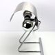 Lampe inox 1970 de style François Monnet.