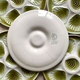 Set of 10 Moulin de Loups oyster plates