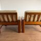 Pair of Scandinavian armchairs – 1970 - Attributed to EMC Mobel Denmark