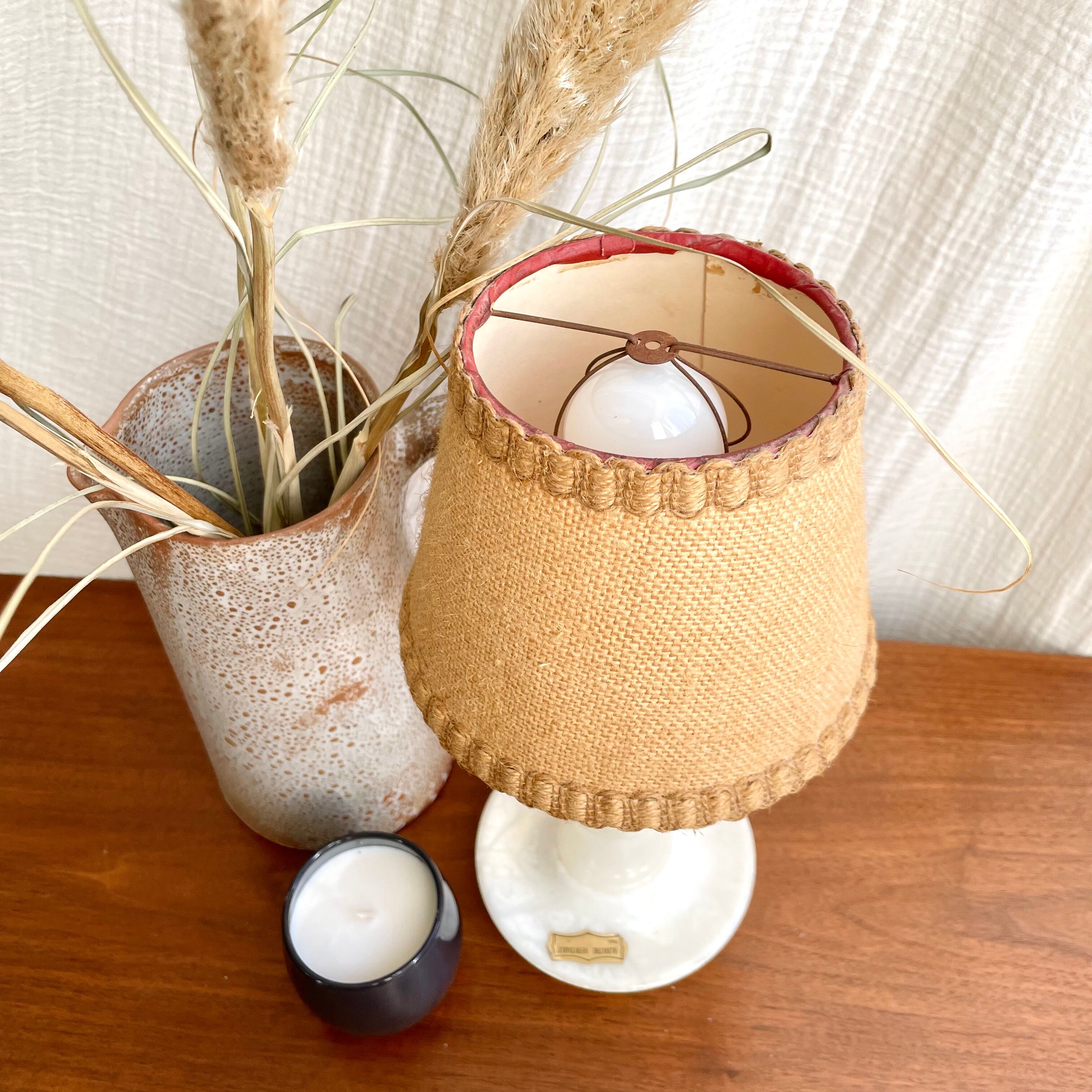 Bohemian lamp in alabaster