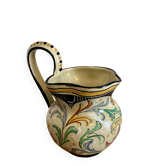 Small earthenware jug from Faenza, hand-painted Ca Pirota.