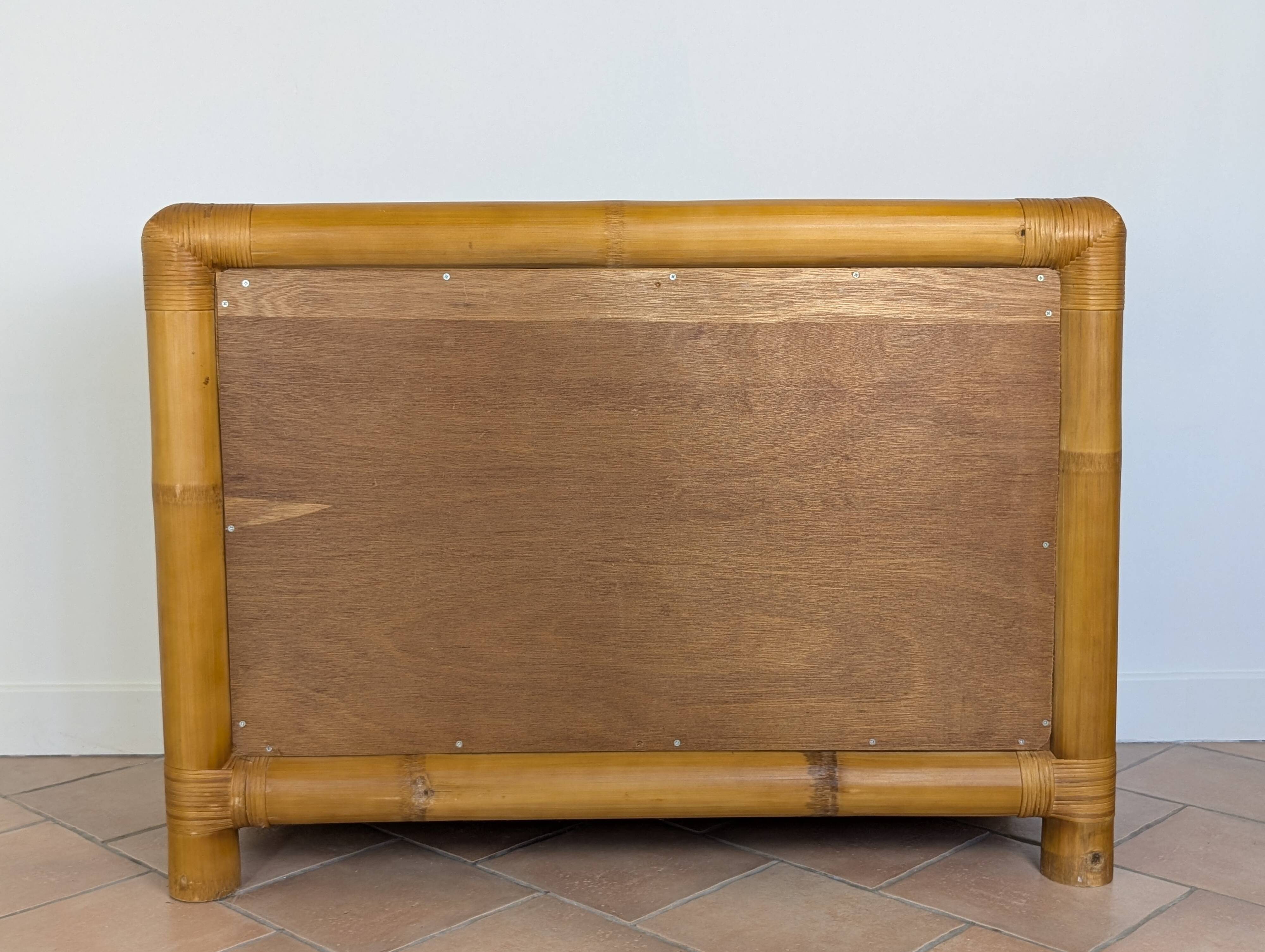 Bamboo chest of drawers