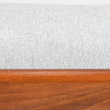 Scandinavian armchair Stefan, restored, 1960s, light grey, teak