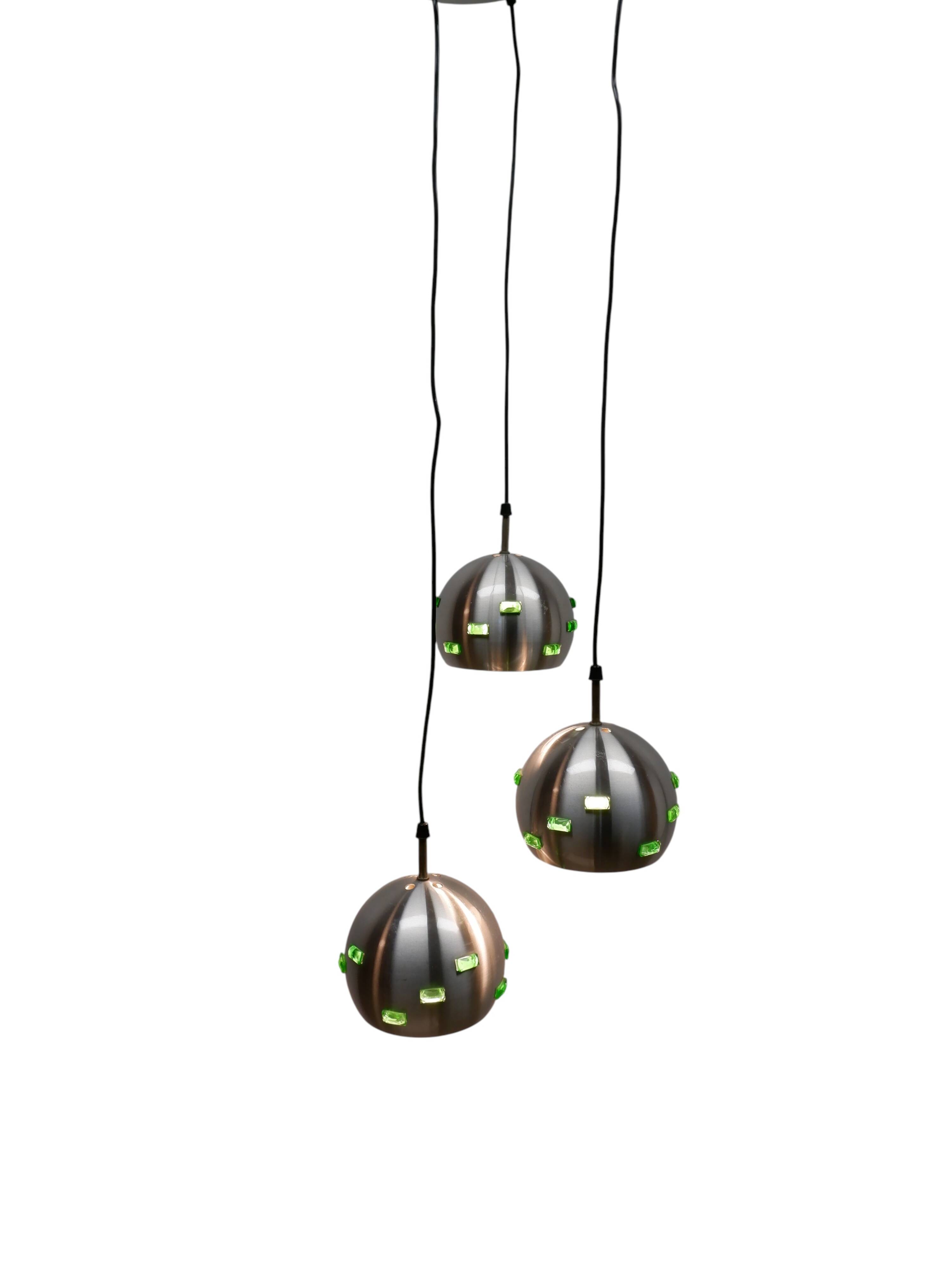 Space age cascade hanging lamp, 1970s