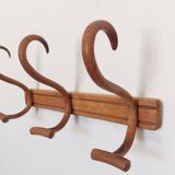 Vintage scholz wall coat rack