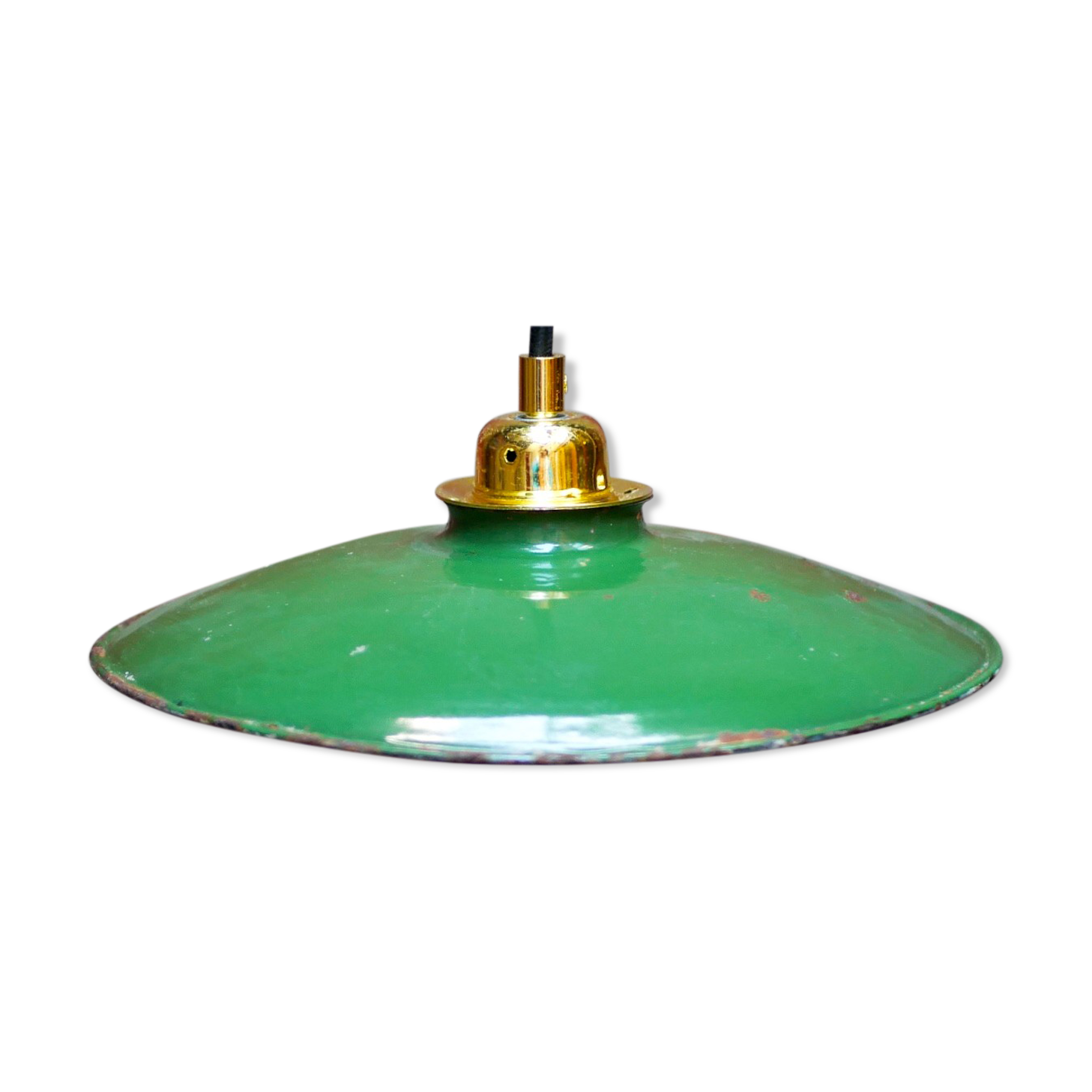 Industrial suspension in green enamelled sheet metal