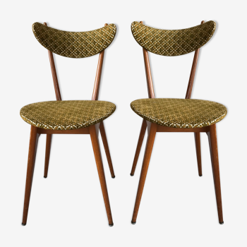 Pair of vintage chairs, 50s.