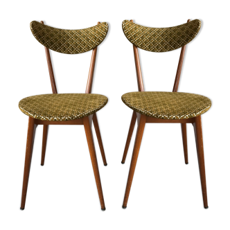 Pair of vintage chairs, 50s.