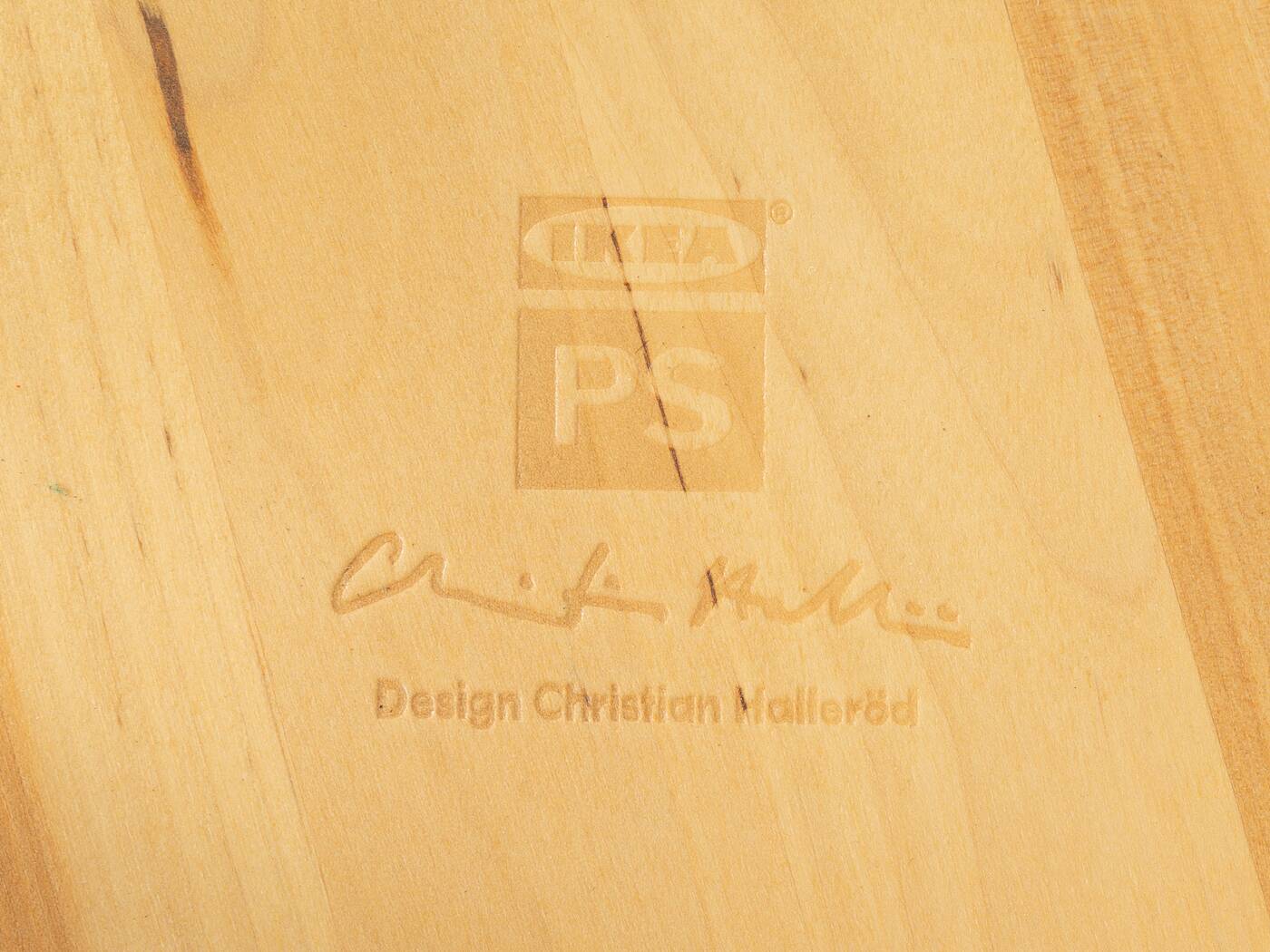 Karljohan side table by Christian Halleröd for IKEA, 1990s, solid oak