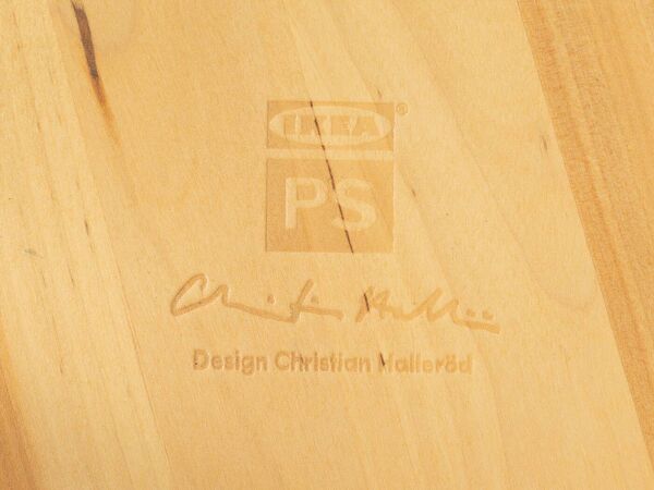 Table d'appoint Karljohan de Christian Halleröd pour IKEA, années 1990, chêne massif