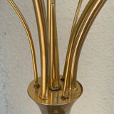 Lampadaire vintage laiton 3 feux 1960