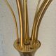 Vintage brass floor lamp with 3 lights, 1960s