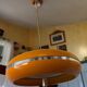 Suspension vintage orange space age UFO