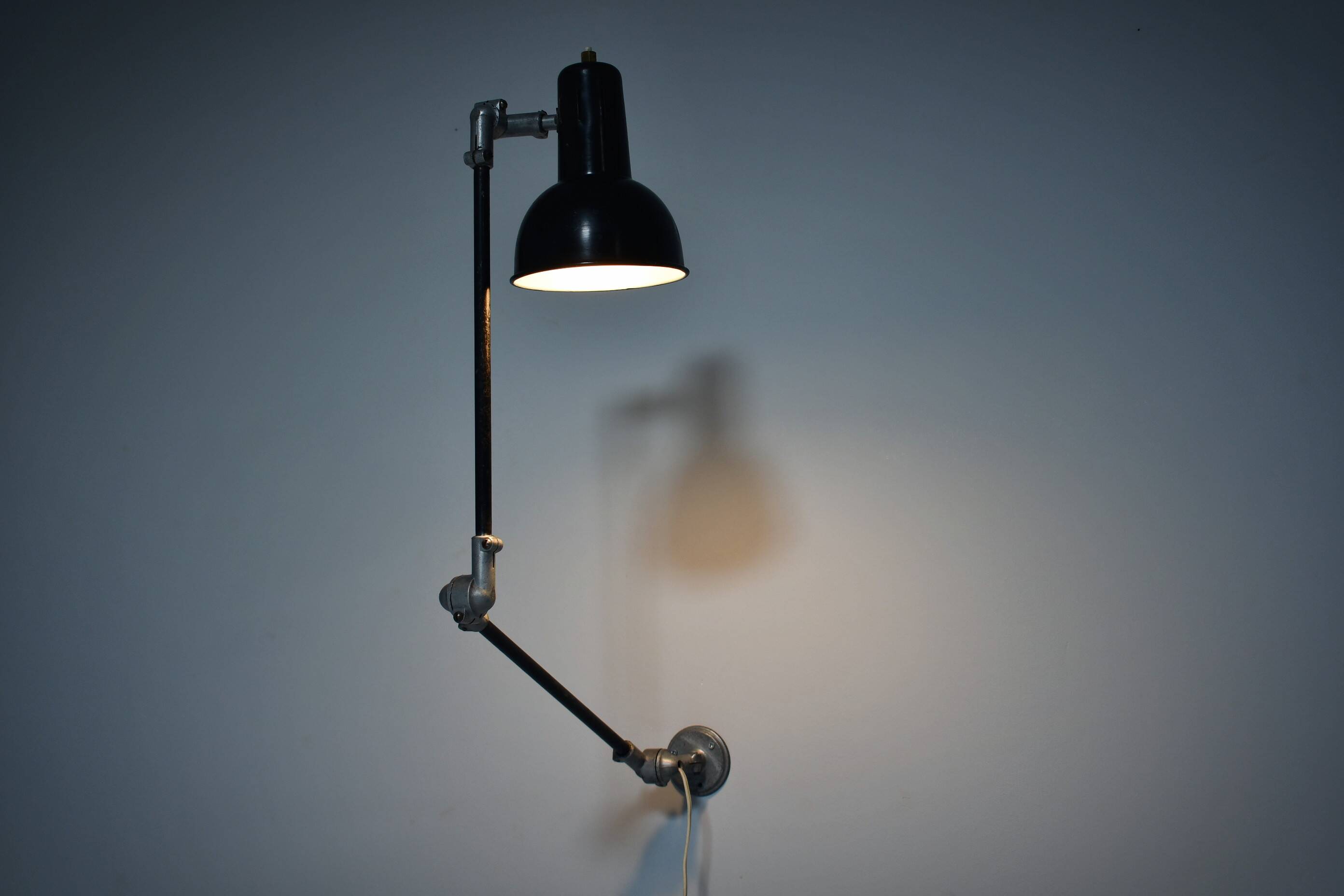 Lampe d'architecte vintage Rijo Danemark 1950