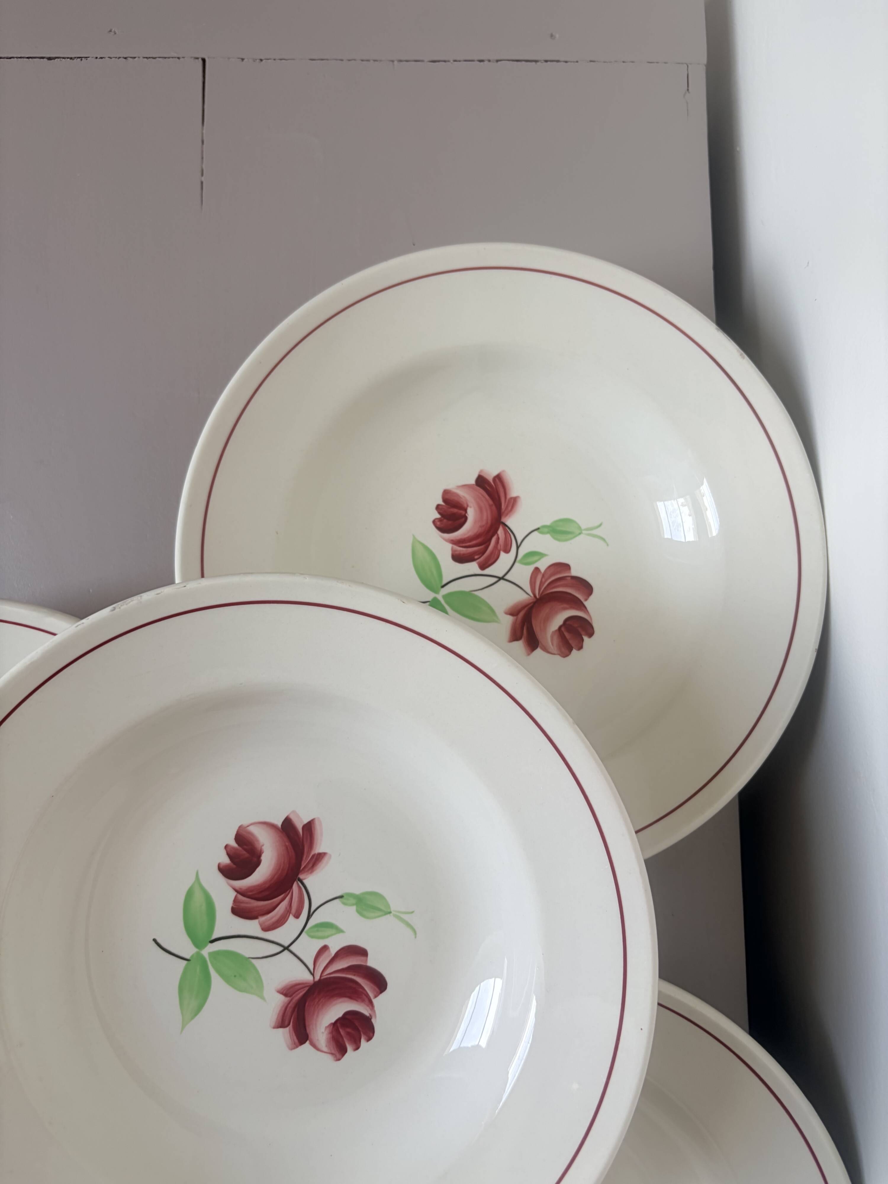 4 deep plates K&G Luneville model Rose-Mai 2106209