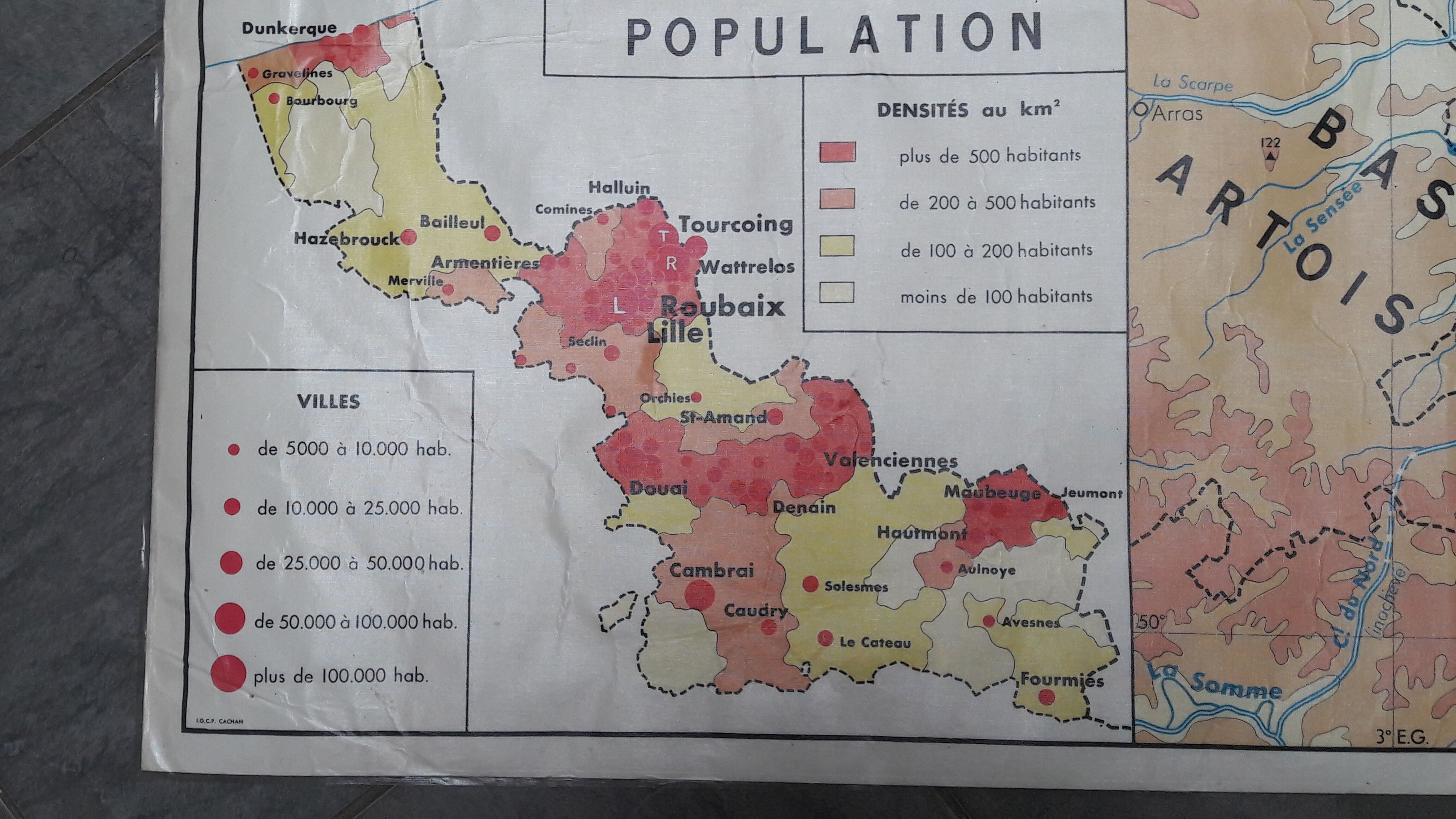1962 North Single-sided Map