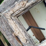 Window with 2 leaves and frame