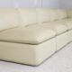 Set of 5 leather armchairs, France 80