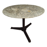 Garden table bistro table in cast iron with marble