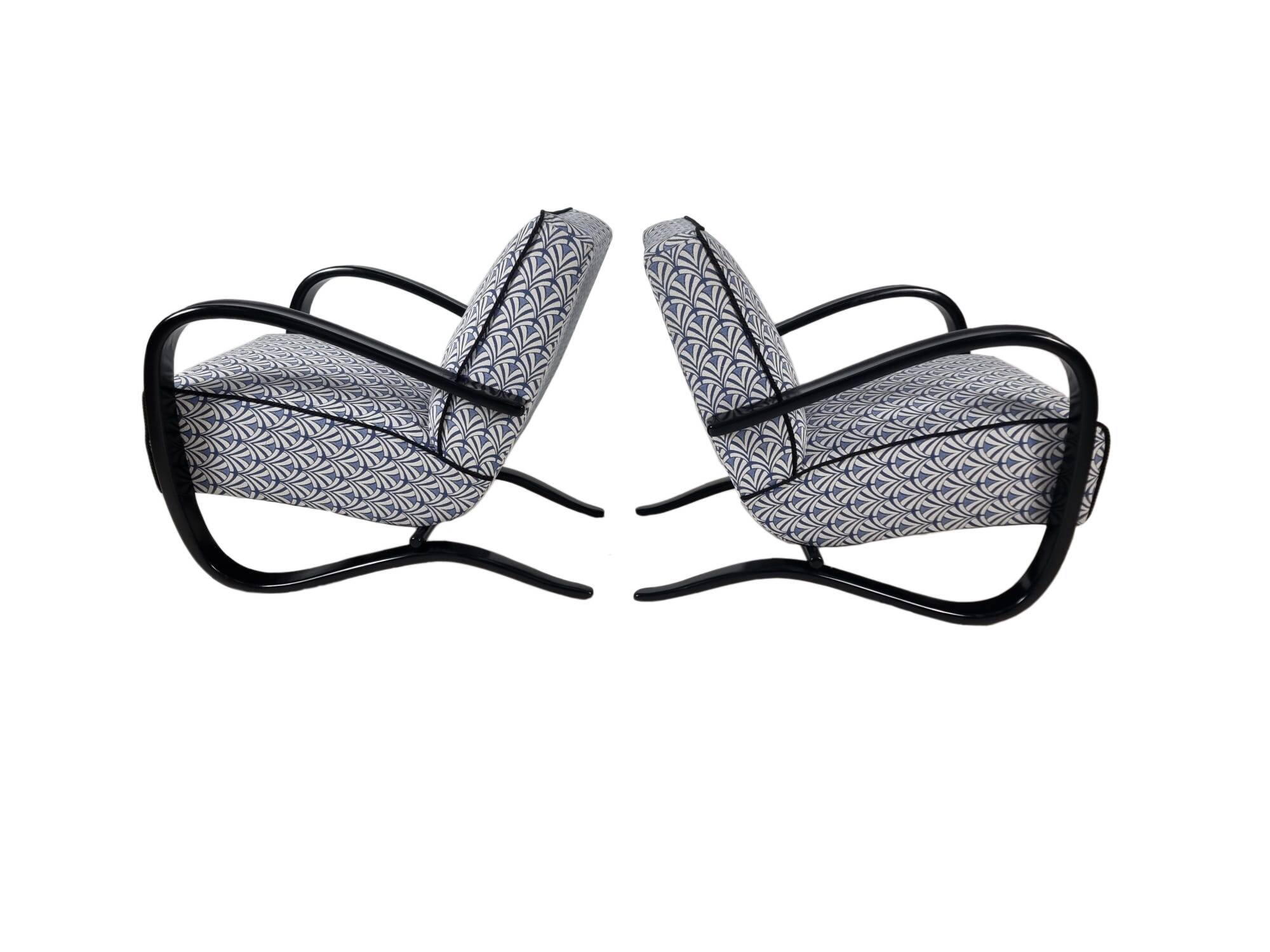 H 269 Armchairs by Jindřich Halabala for Up Závody, 1940s, Set of 2