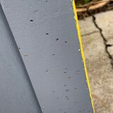 Powdered yellow parisian wardrobe 1950