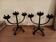 Paire de chandeliers brutalise