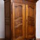 Louis XV period wardrobe, made of solid walnut.