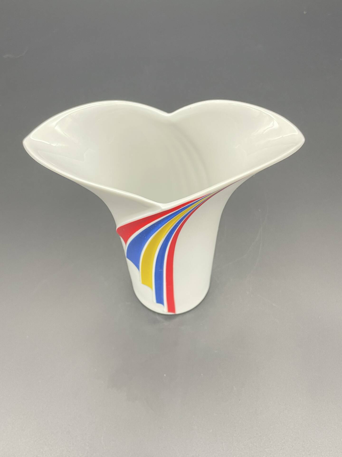 Vintage vase Thomas Germany with postmodern design.