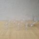 60's chiseled stemmed glasses